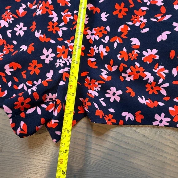 Draper James Romper Women 4 Painterly Floral Cold Shoulder Floral - Picture 5 of 13